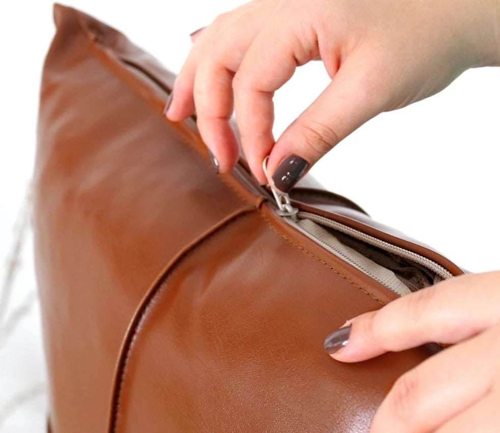 Jastëk dekorativ, ngjyrë deve, Dobsett v2, 58x33cm