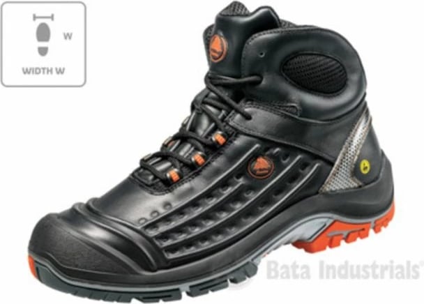 Çizme të shkurta unisex Bata Industrials, të zeza