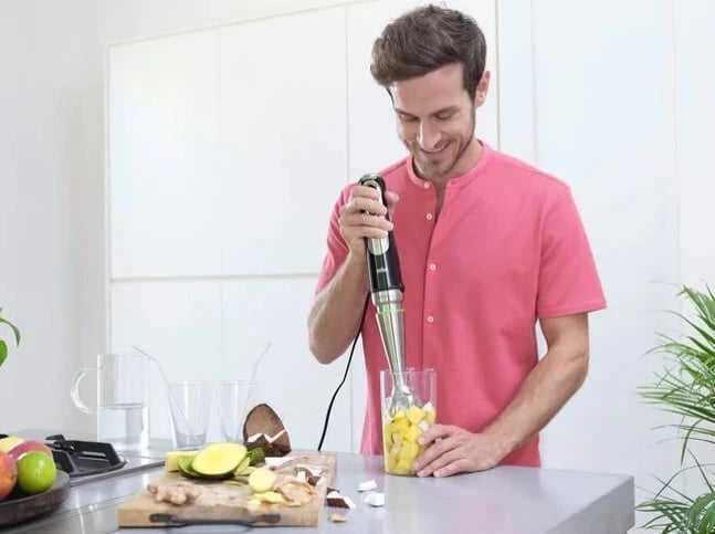 Blender manual Braun, zi-argjendtë Blender manual Braun, zi-argjendtë