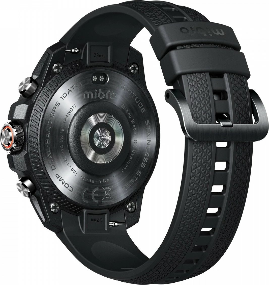 Smartwatch Mibro GS Explorer, 1.3", 128 MB, 460 mAh, e zezë
