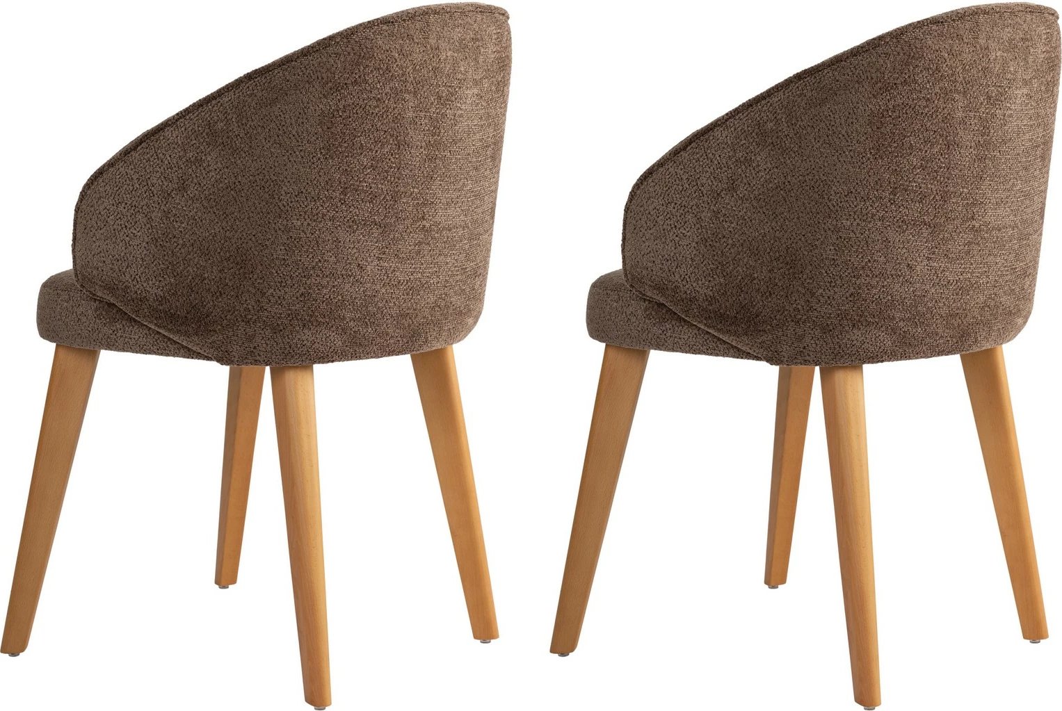 Set karrigesh (2 copë), Skye Decor, Bentley, kafe, lisi i errët