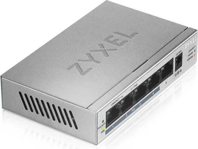 Switch Zyxel GS1005HP, i bardhë