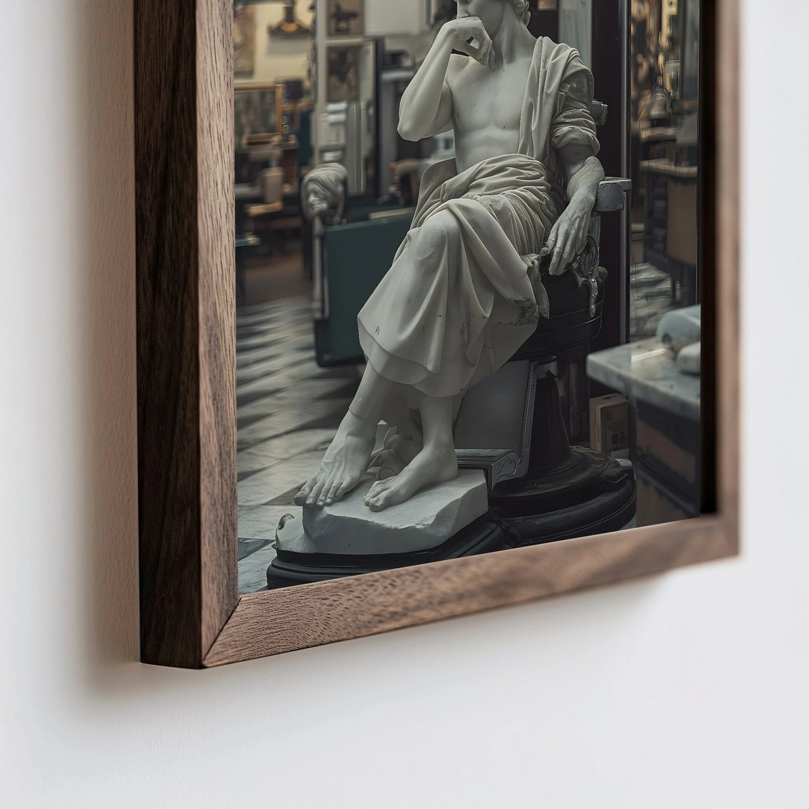 Pikturë dekorative me kornizë MDF, Wallity, HUM052, shumëngjyrëshe, 50x70x3.5cm