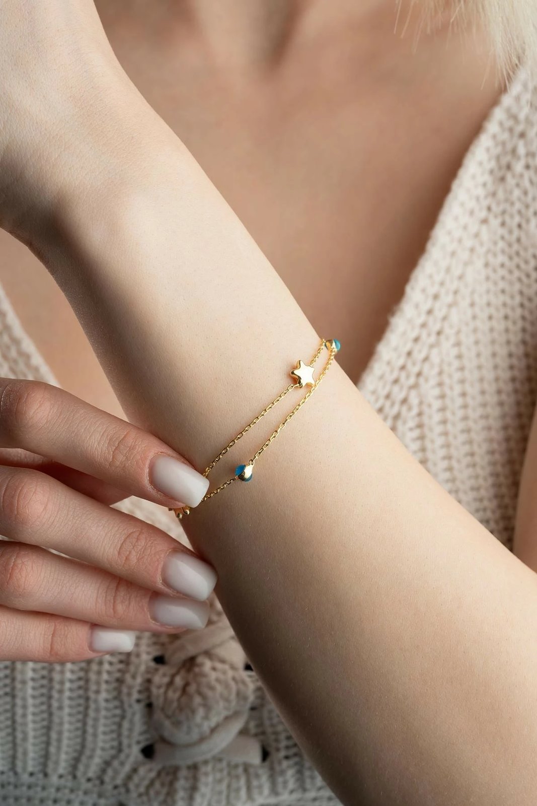 Byzylyk argjendi Jumeon, ngjyrë ari dhe tyrkiz, NRZ999379