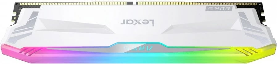 RAM Memorje Lexar ARES DDR5, 32GB (2x16GB), 6400MHz, RGB, Bardhë