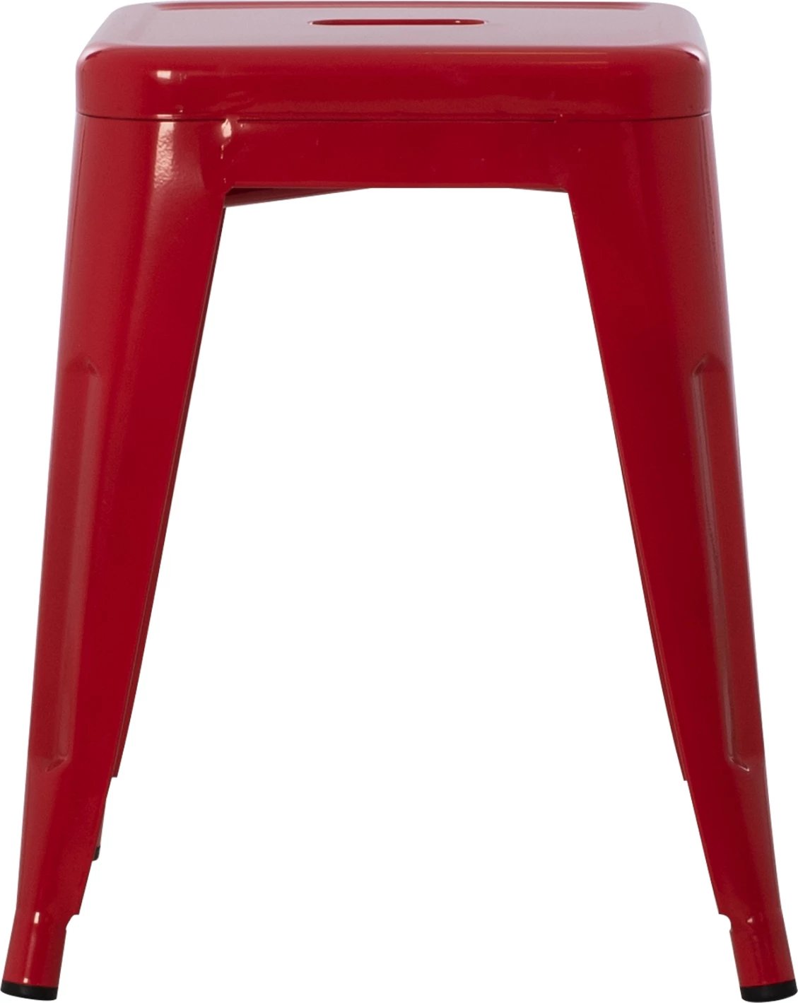 Karrige për bar MELITA FH0096.44 metalike ngjyrë kuqe 39x39x46Hcm.