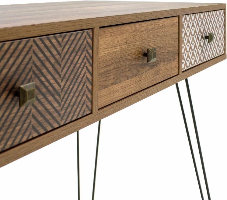 Konsol Boho, ngjyrë arre, 100x50.5x74.5cm