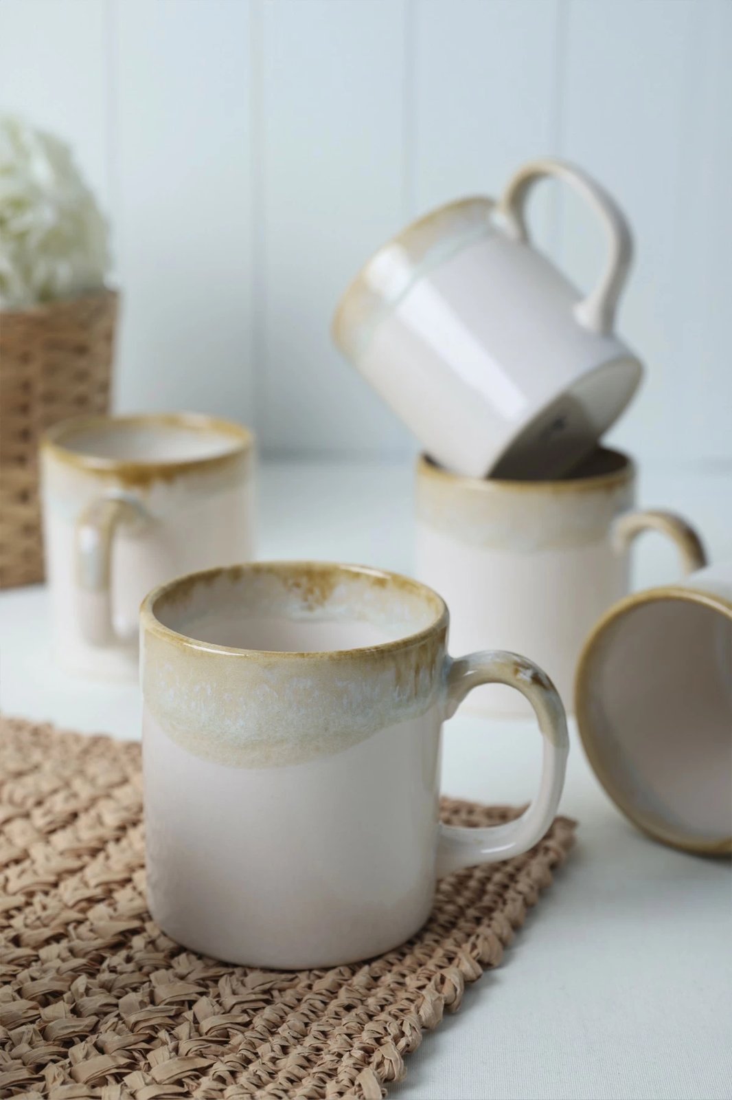 Set filxhanash (6 copë), ngjyrë rëre, Hermia Concept, X00017776 Set filxhanash (6 copë), ngjyrë rëre, Hermia Concept, X00017776