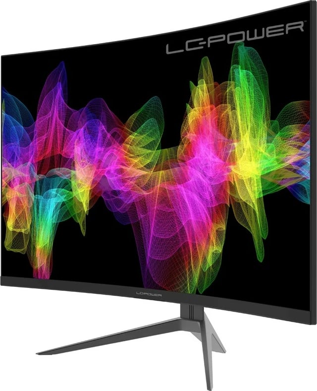 Monitor LC-Power LC-M27-QHD-165-C, 27", Quad HD, LED, 1 ms, e zezë