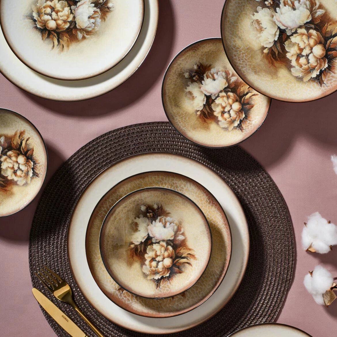 Set enësh për drekë, 26 copë, Hermia Concept, GBSATN26KY4R4170