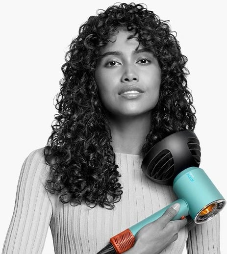 Tharëse flokësh Dyson Supersonic Nural, 1600 W, 13.3 l/s, Blu, Portokalli Tharëse flokësh Dyson Supersonic Nural, 1600 W, 13.3 l/s, Blu, Portokalli