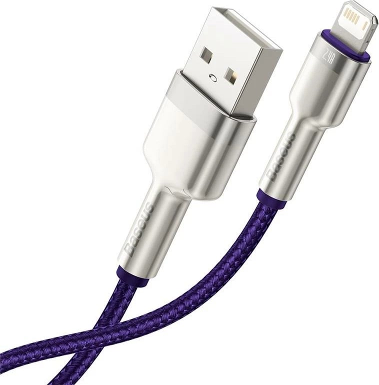 Kabllo USB në Lightning Baseus CALJK-A05, 1m, vjollcë