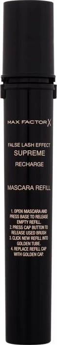 Mascara Max Factor False Lash Effect Supreme Recharge Refill për femra black 8ml