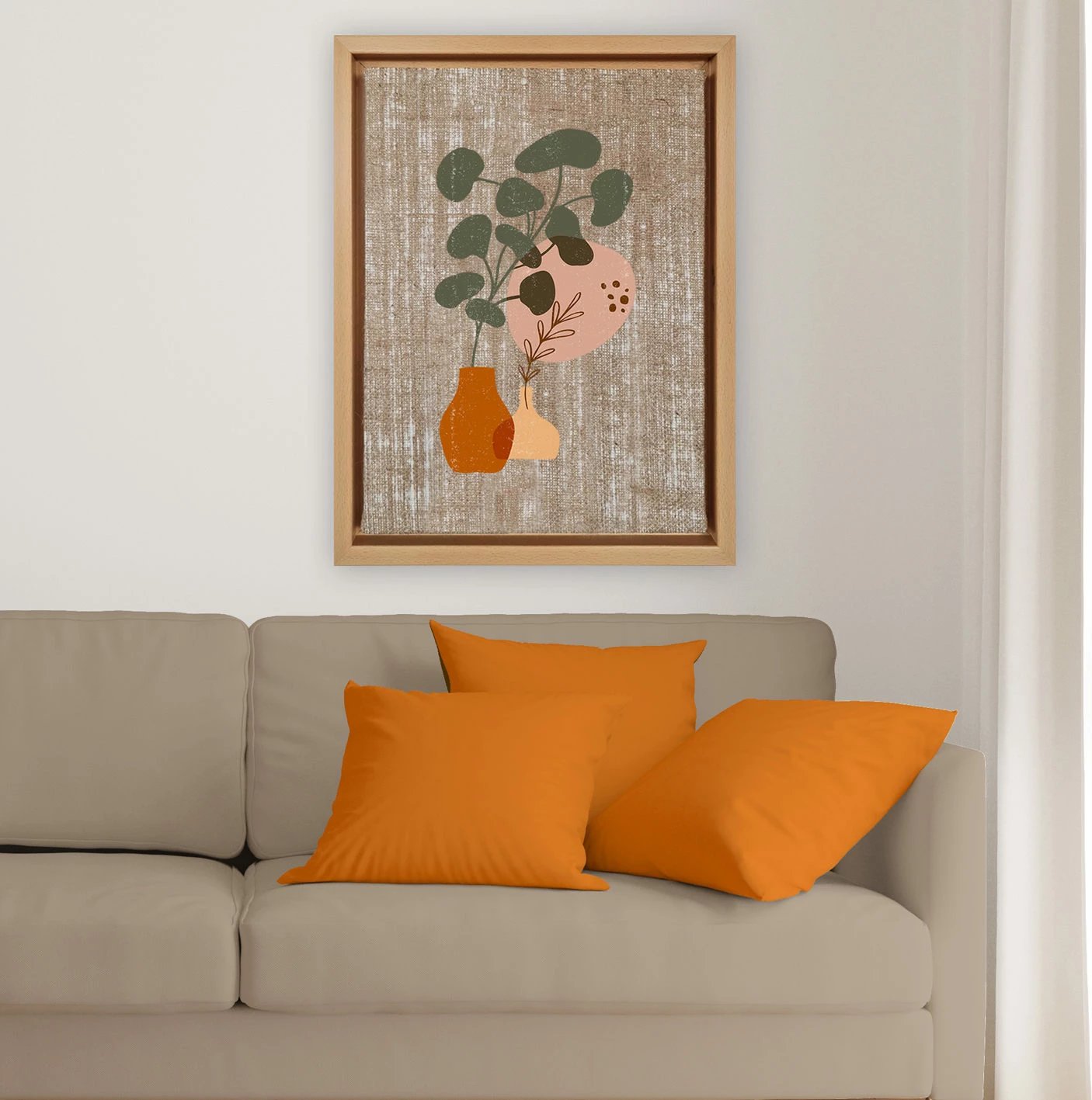 Pikturë dekorative në kanavacë Wallity, shumëngjyrëshe, LNJ21831492411, 36x46cm