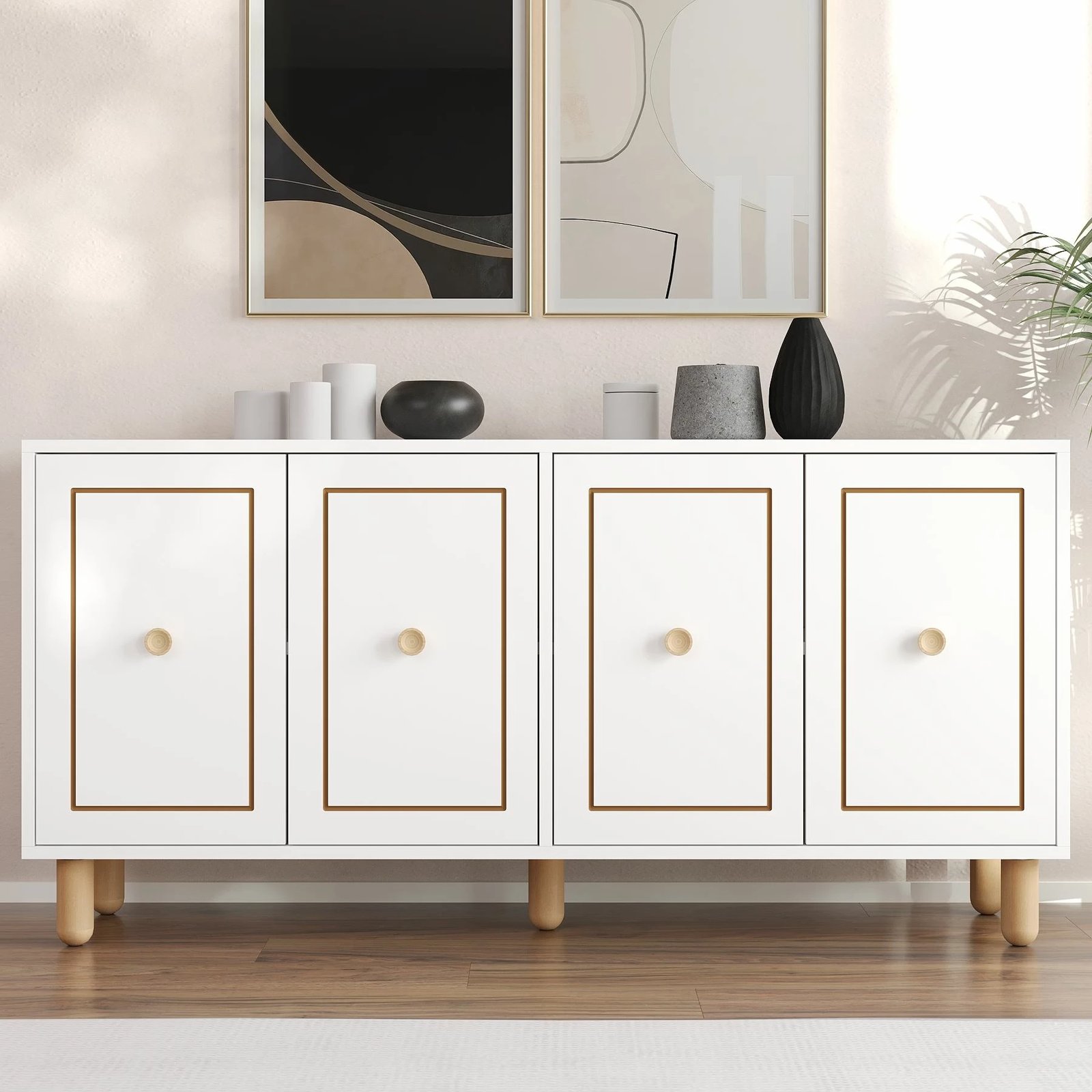 Konsolë Skye Decor, Urban, e bardhë