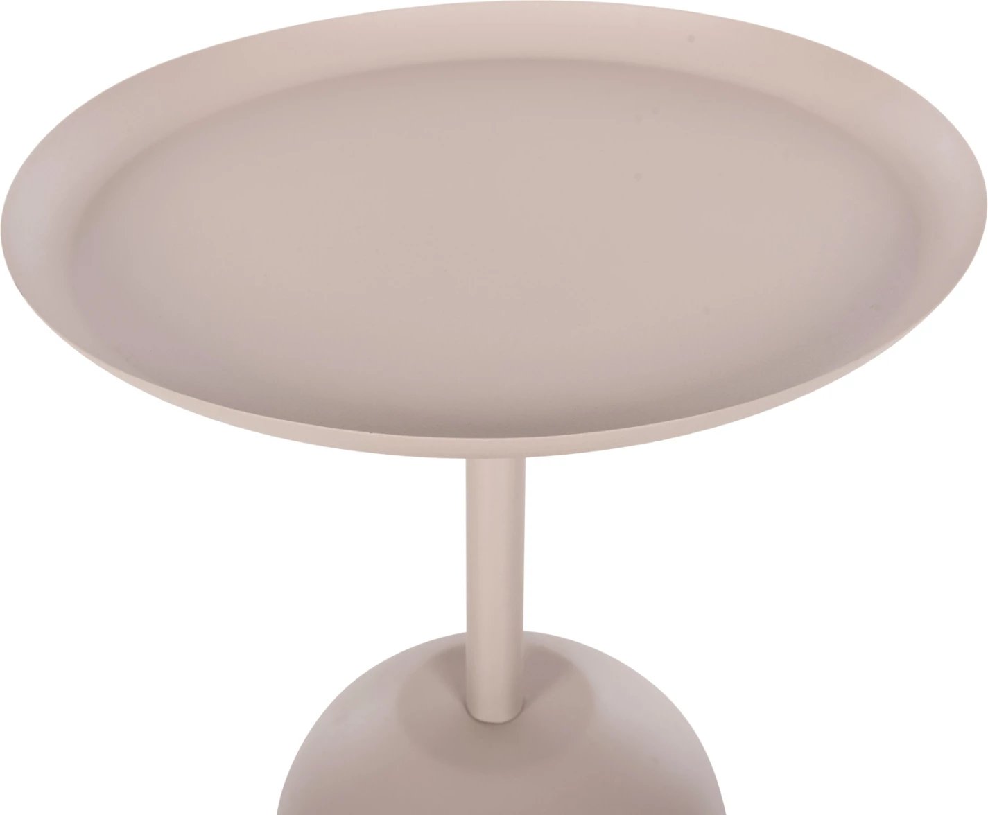 Tavolinë anësore DELBEL, metal ecru, FH4265.10, 45.5x58.5cm