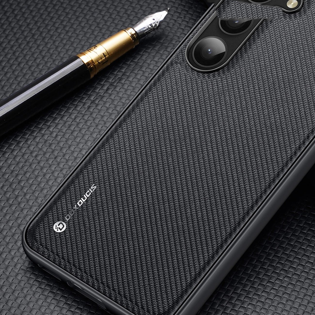 Mbështjellës Dux Ducis Fino për Samsung Galaxy S23+, kaltër