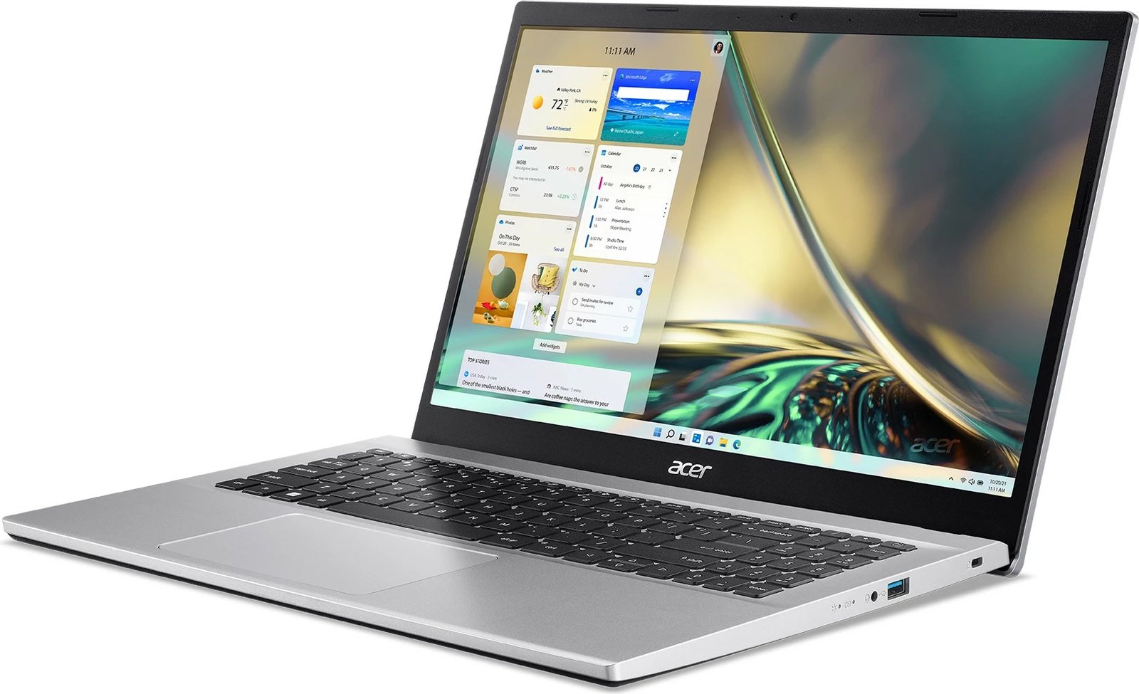 Kompjuter Acer Aspire 3 A315-59-568J, Intel Core i5, 8GB RAM, 512GB SSD, 15.6 inch, Pure Silver