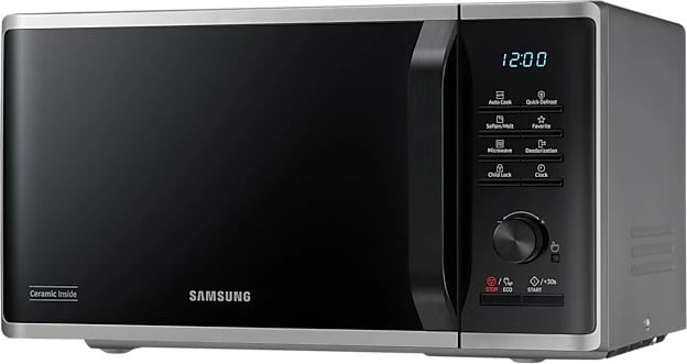 Mikrovalë Samsung MS23B3515AS, Solo, 23 L, 1150 W, LED, E zezë/Gri Mikrovalë Samsung MS23B3515AS, Solo, 23 L, 1150 W, LED, E zezë/Gri