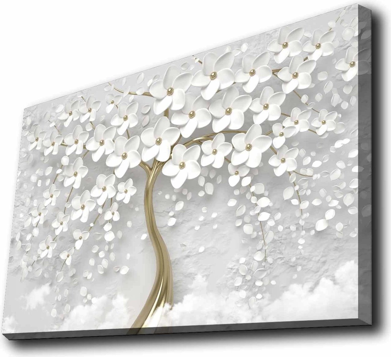 Pikturë dekorative në kanavacë me drita LED, shumëngjyrëshe, 45x70cm, 4570KTLGDACT-003