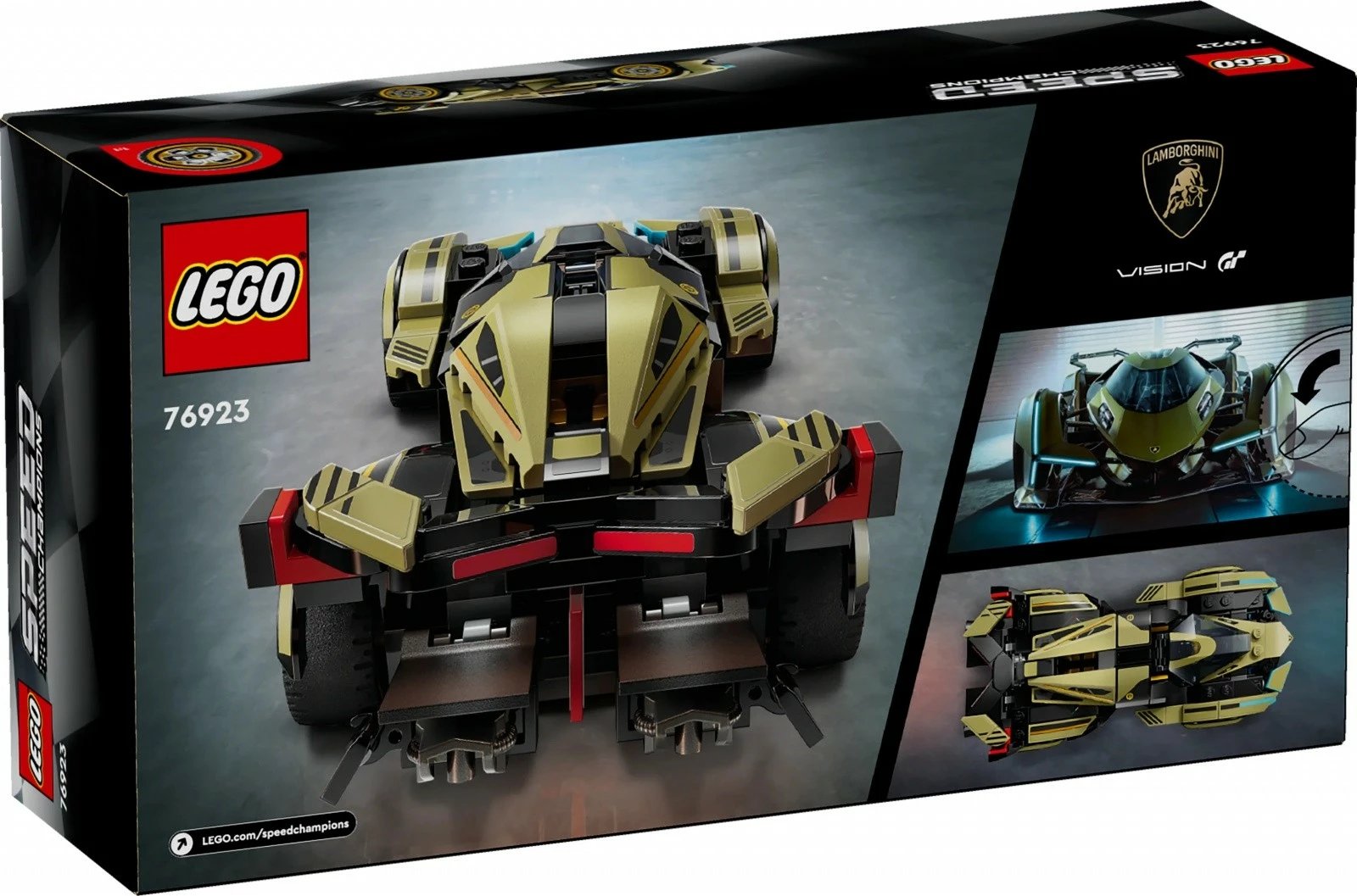 Set LEGO Speed Champions Lamborghini Lambo V12 Vision GT 76923, plastikë, 230 pjesë