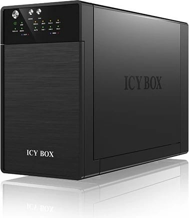 Kasë e jashtme ICY BOX IB-RD3620SU3, 2x3.5", USB 3.0/eSATA, e zezë
