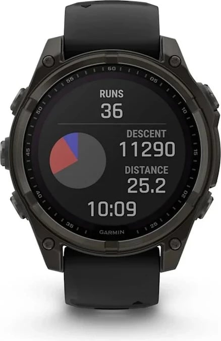 Smartwatch Garmin fenix 8, 51 mm, 32 GB, Titanium, i zi