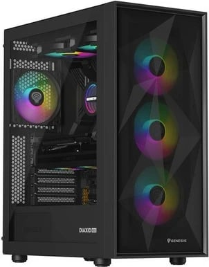 Ftohës me ujë për procesor Natec Genesis Hydria 240 ARGB, i zi