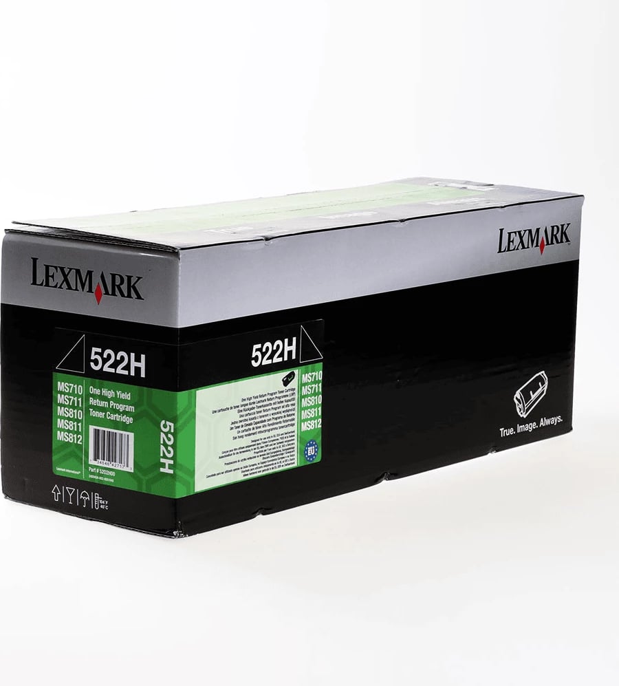Toner, Lexmark, 522H 52D2H00, rendiment 25,000 faqe, madhësi XL, e zezë