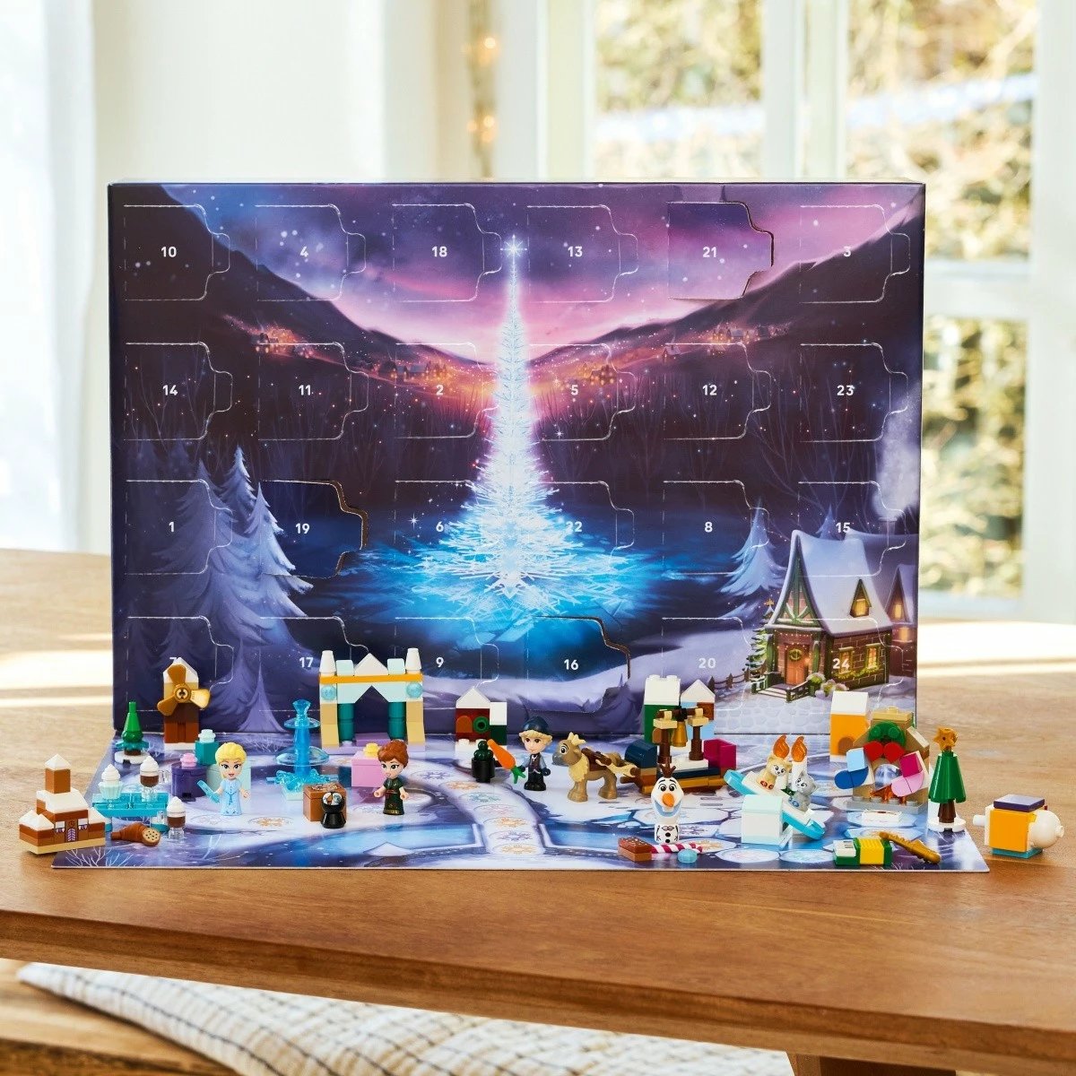 Kalendar advent LEGO Disney Frozen 43273, 231 pjesë, për fëmijë, shumëngjyrësh