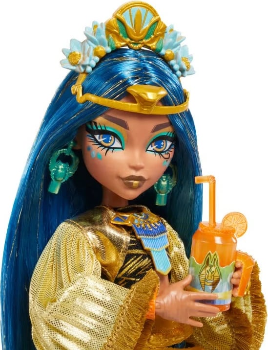 Kukull Monster High Mattel Cleo De Nile HXH81 me aksesorë