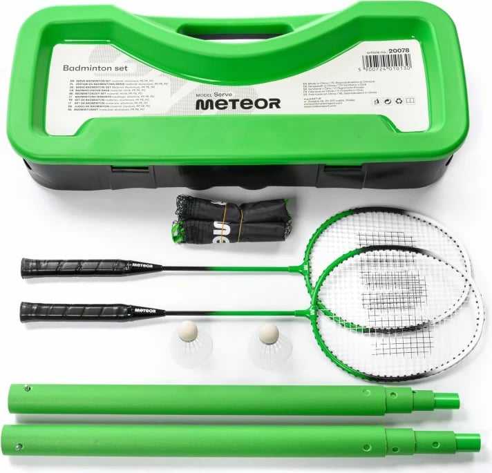 Set badminton Meteor, jeshil