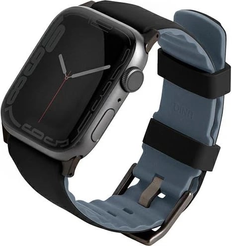 Rrip silikoni për Apple Watch UNIQ Linus, 38/40/41mm, i zi