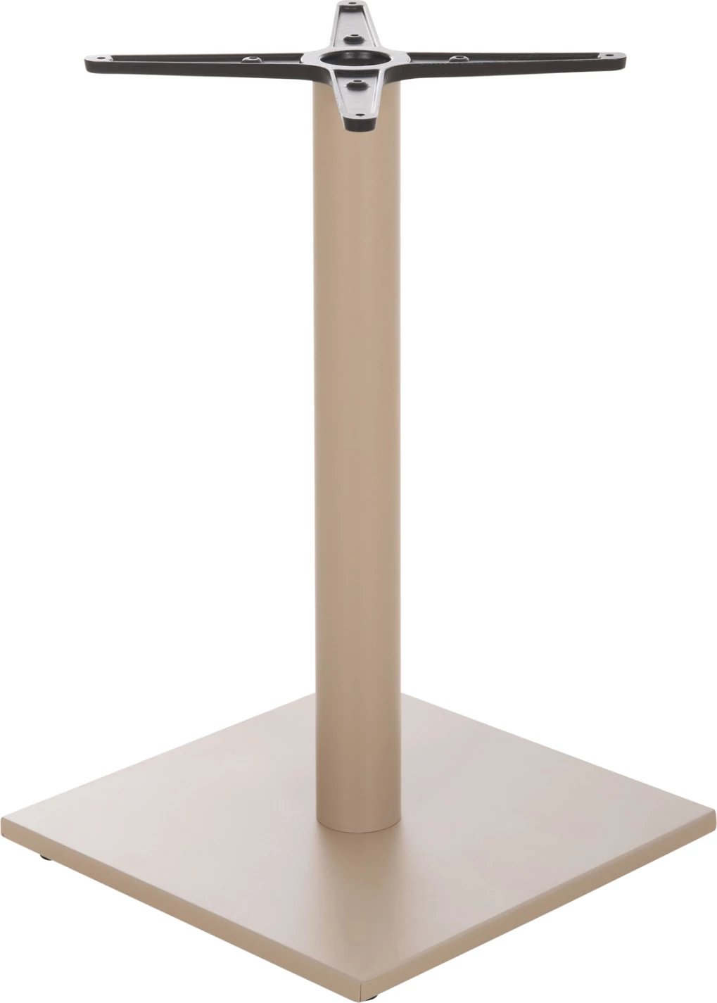 Këmbë tavoline alumini, ngjyrë kapuçino, FH475.25, 46x46x72cm