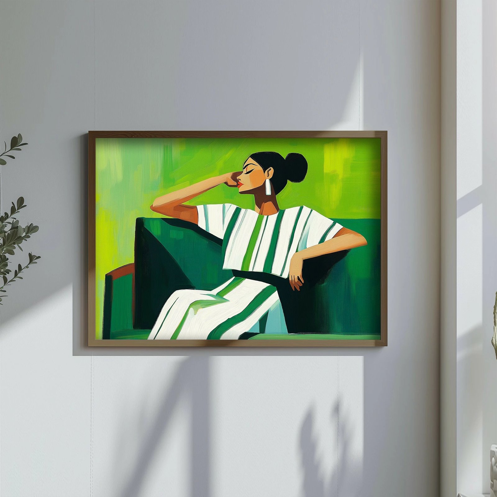 Pikturë dekorative me kornizë MDF, Wallity, TUN127-XL, shumëngjyrëshe, 50x70x3.5cm