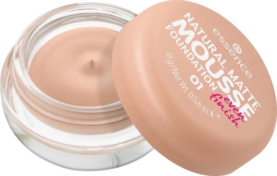 Fondatinë Essence Natural Matte Mousse, 01