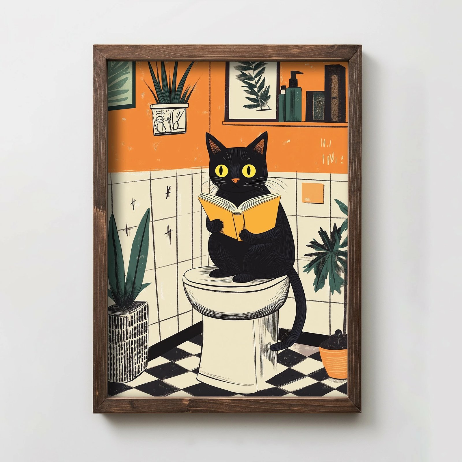 Pikturë dekorative me kornizë MDF, shumëngjyrëshe, Wallity, TUN007-XL, 50x70x3.5cm