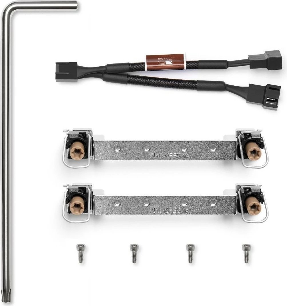 Kasë ftohëse NOCTUA NH-D9 DX-4677 4U, për Intel Xeon, 2 ventilatorë, 92mm, kafe