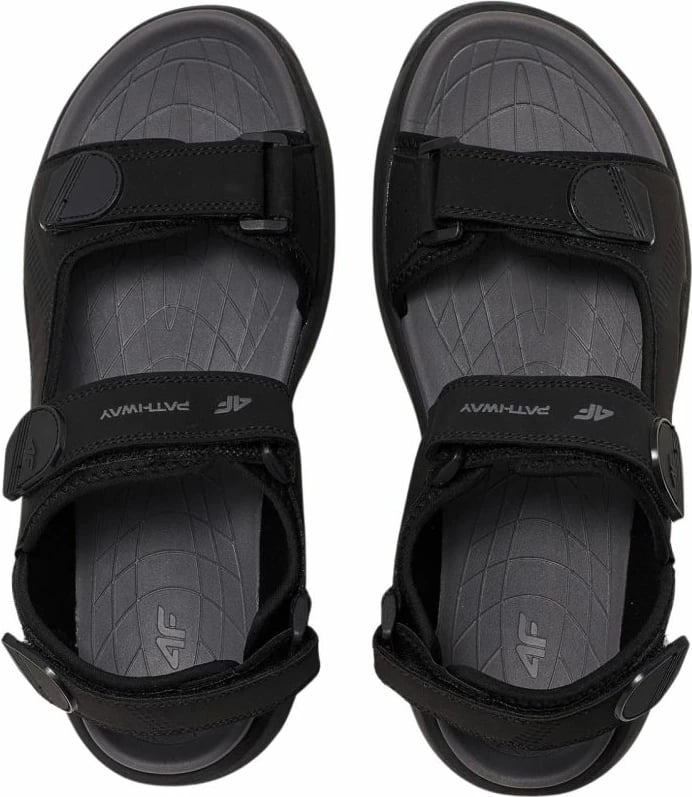 Sandale për meshkuj 4F, të zeza