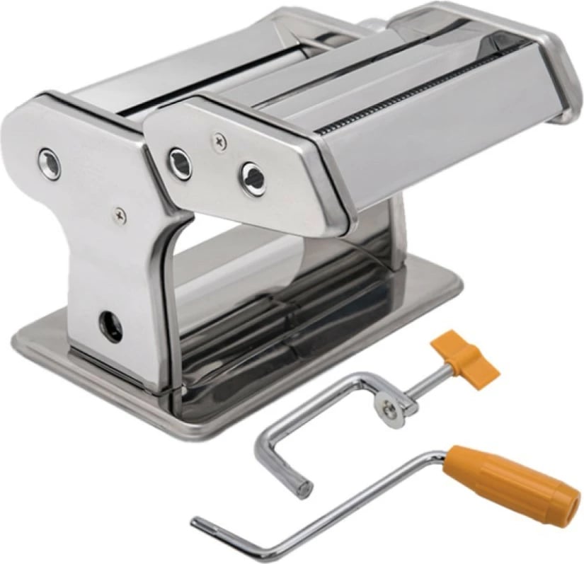 Makineri për makarona/lasagne/ravioli 3-në-1, Feel-Maestro MR-1679R, inoks, 9 nivele trashësie, gjerësi 14.5 cm, ngjyrë çelik