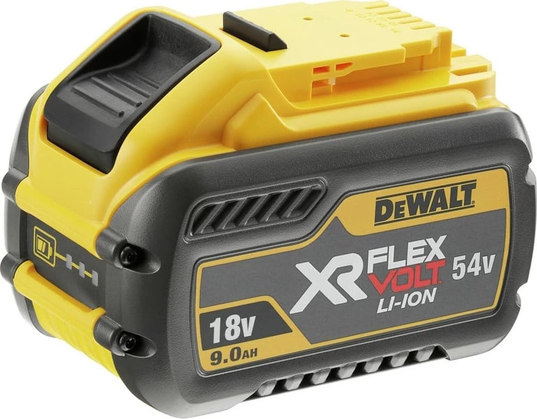 Bateri DeWALT DCB547 FlexVolt 18V/54V, 9.0Ah, Li-Ion, zezë/verdhe