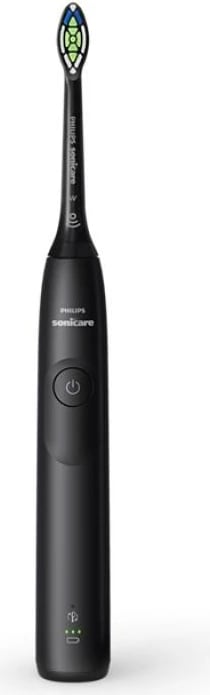 Furçë dhëmbësh elektrike Philips Sonicare 5300 HX7101/02, 2 nivele intensiteti, kontroll presioni, me kuti udhëtimi, e zezë