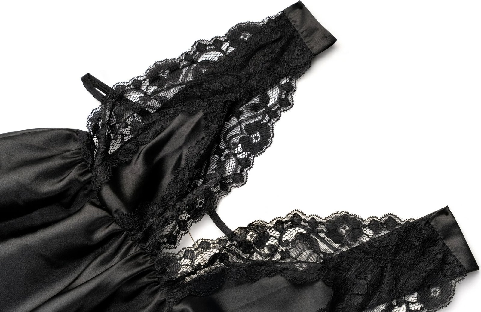 Babydoll i zi Jumeon, 001-018986, 2 copë