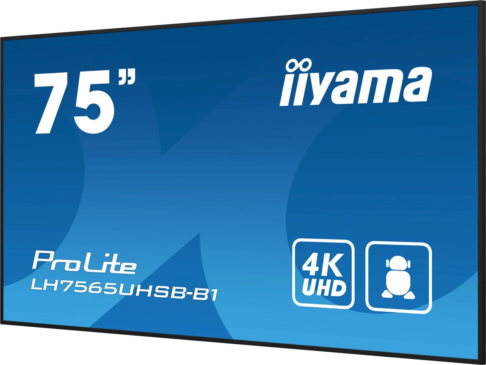 Monitor iiyama ProLite LH7565UHSB-B1, 75 inç, 4K Ultra HD, LED, Wi-Fi, i zi