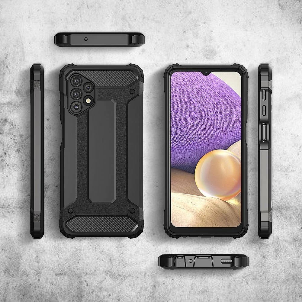 Mbështjellës Hurtel Hybrid Armor për Samsung Galaxy A32 5G, ari