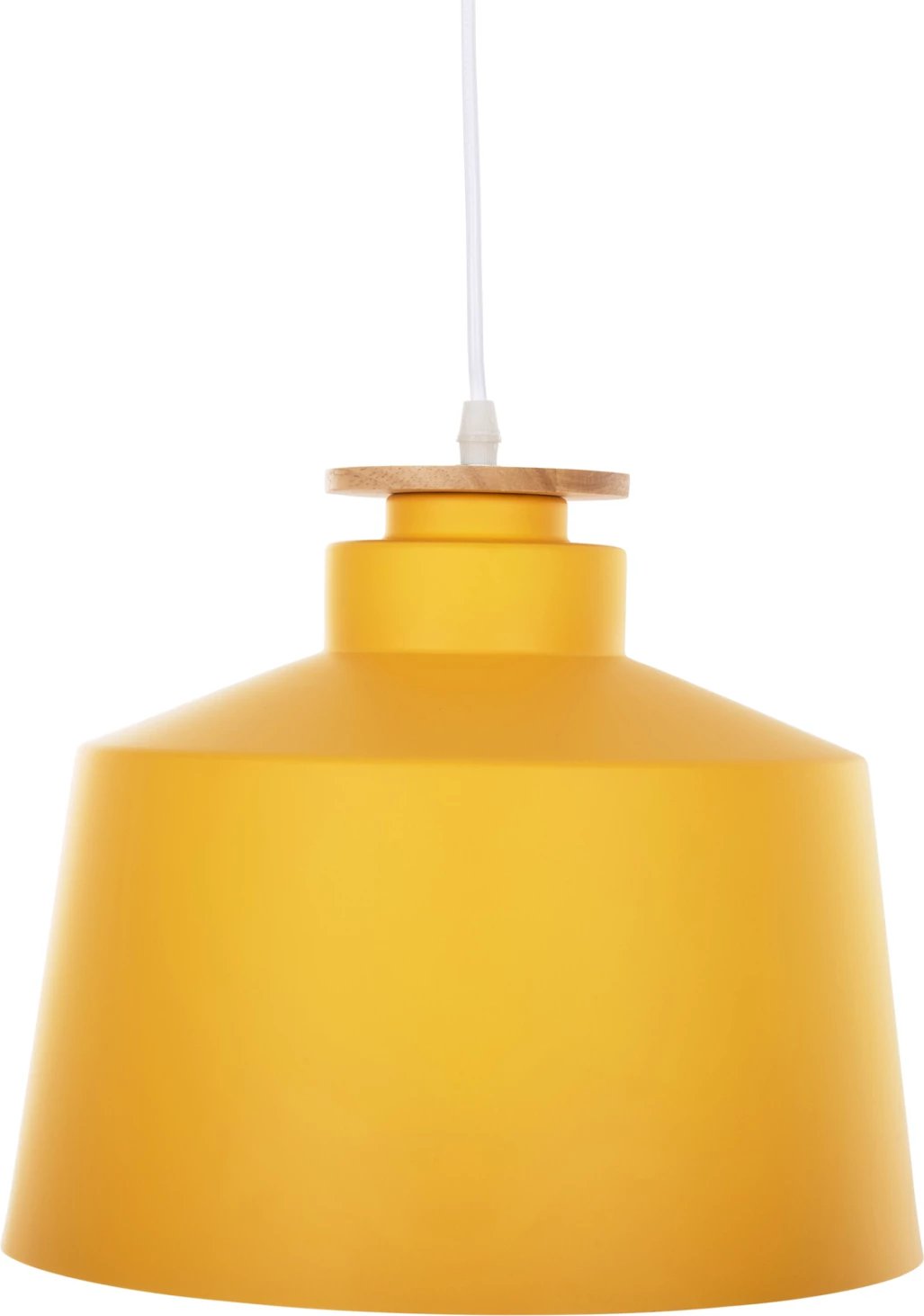 Llambë varëse tavani, kapak alumini i verdhë, FH4158.06, Φ30x123.5H cm Llambë varëse tavani, kapak alumini i verdhë, FH4158.06, Φ30x123.5H cm