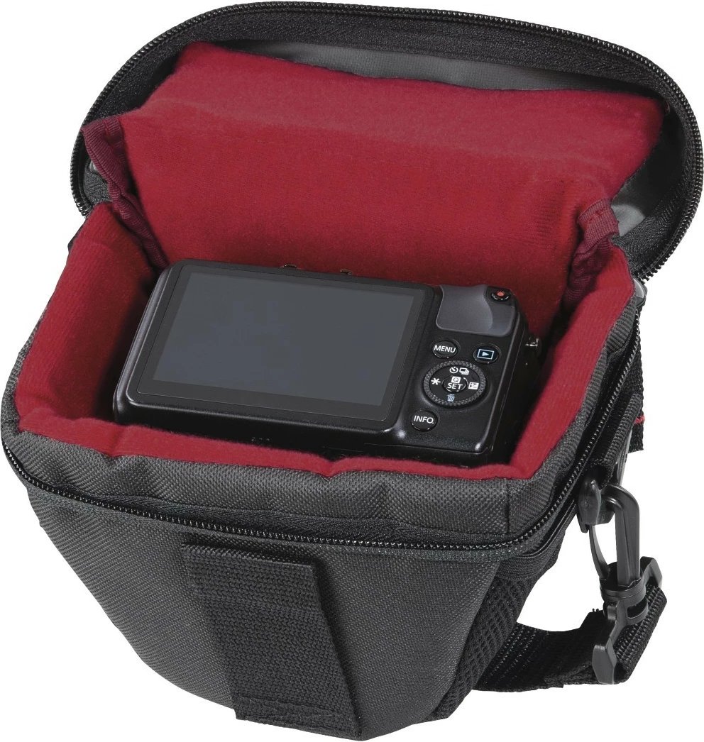 Çantë për kamerë Hama Valetta 90, 7.5x5.2x13 cm, e zezë