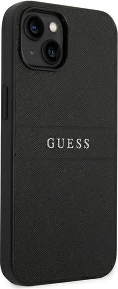 Mbështjellës Guess GUHCP14MPSASBBK për iPhone 14 Plus 6.7", Saffiano Strap, i zi Mbështjellës Guess GUHCP14MPSASBBK për iPhone 14 Plus 6.7", Saffiano Strap, i zi