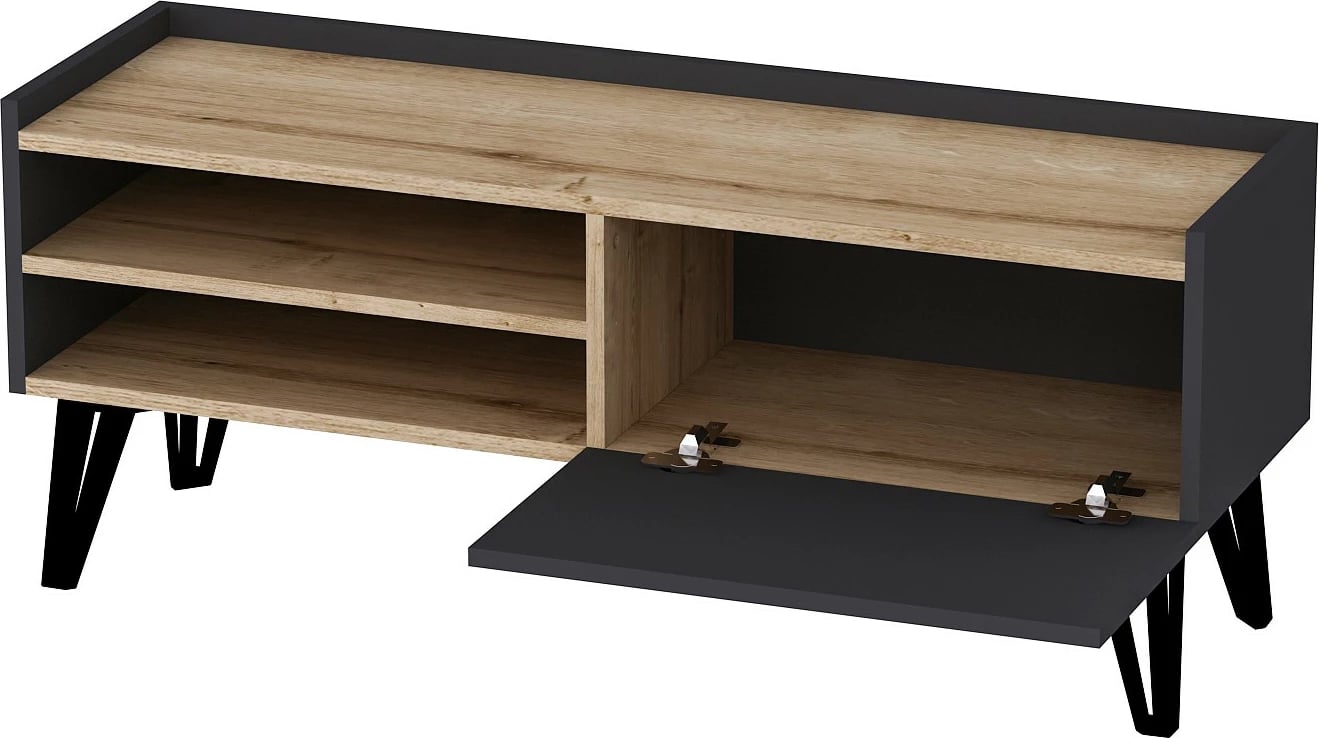 Komodë TV Hanah Home, Viper, ngjyrë safir dhe antracit