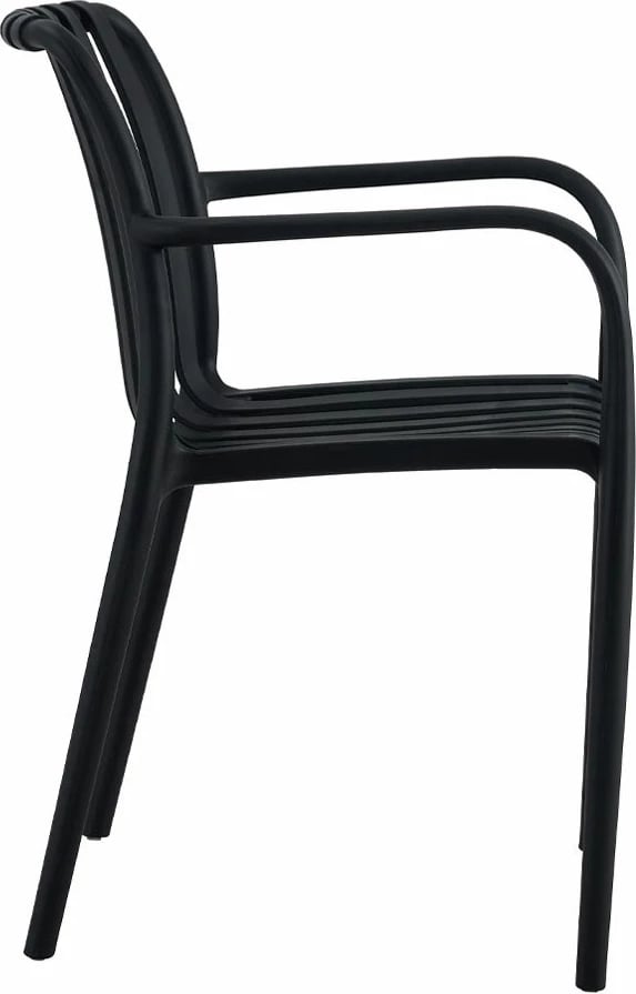 Karrige Sticky, e zezë, 55x61x81 cm